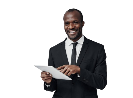 Student using laptop